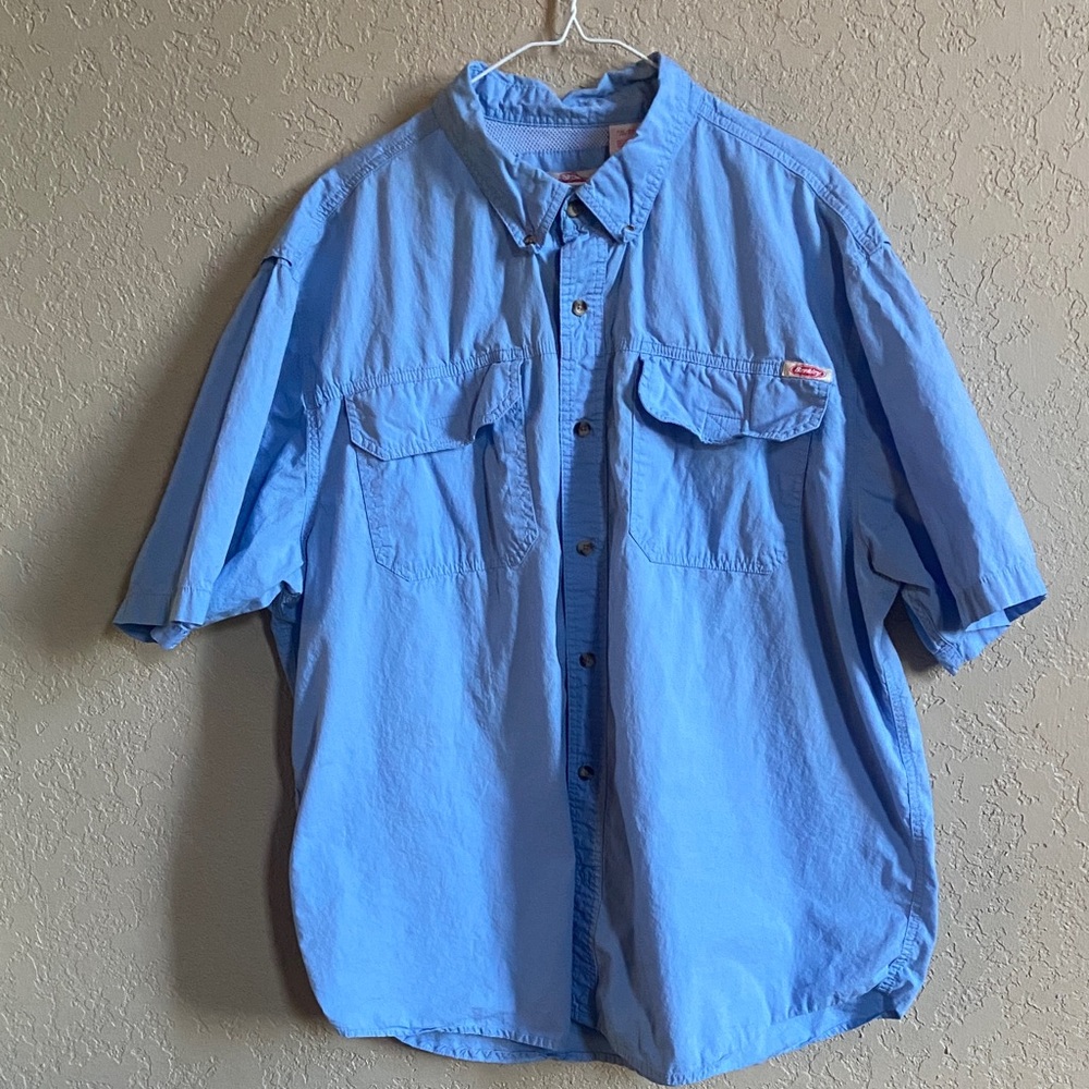 Berkley Men's Blue Casual Button Down Shirt